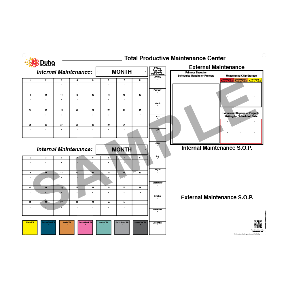 018 Advanced Visual Total Productive Maintenance System (DCOE9)